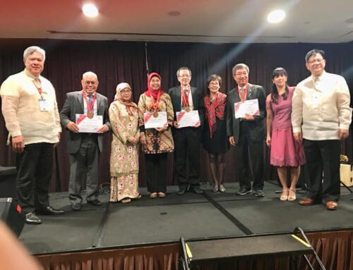 The Council of ASEAN FLAG conferred Honorary Presidents in Singapore